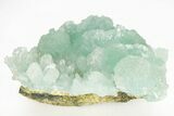 Blue-Green Aragonite Aggregation - Wenshan Mine, China #217999-1